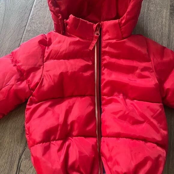 H&M PADDED HOODED JACKET size 12 Months - Picture 3 of 7